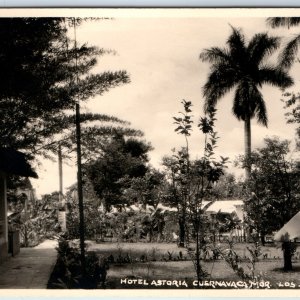 c1940s Los Jardines, Cuernavaca, Mexico RPPC Hotel Astoria Rare Real Photo A141