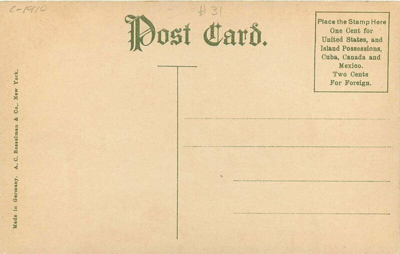 Boats Canoes  C-1910 Lore Park Rockford Illinois Postcard Bossleman 9590