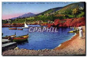 Old Postcard The cornice d & # 39or Trayas View Villas and Hotels