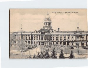 Postcard State Capitol, Cheyenne, Wyoming