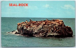 Postcard - Seal Rock - Santa Cruz, California