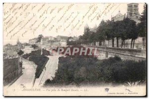 Old Postcard Angouleme View from Rempart Desaix