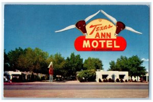 c1960's Texas Ann Motel Highway Central Ave. Albuquerque New Mexico Postcard