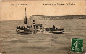 CPA Le TRÉPORT Promenade en Mer a bord de La Mouche (415944)