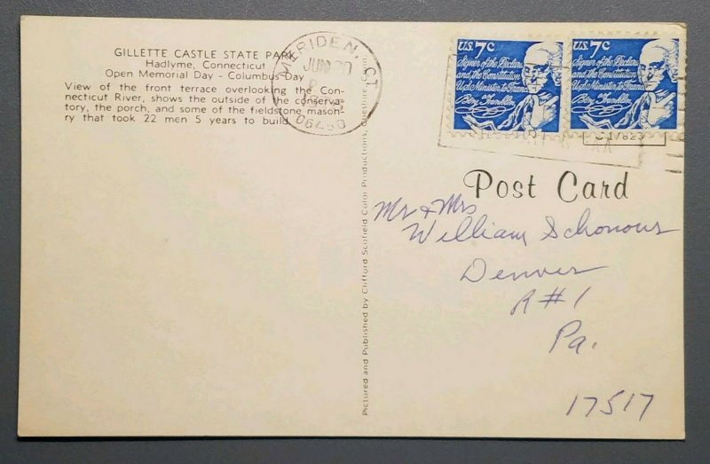 Gillette Castle State Park, Hadlyme, Connecticut Postcard