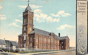 St. Hedwig's Catholic Church Dunkirk, NY, USA R.P.O., Rail Post Offices PU 1913 