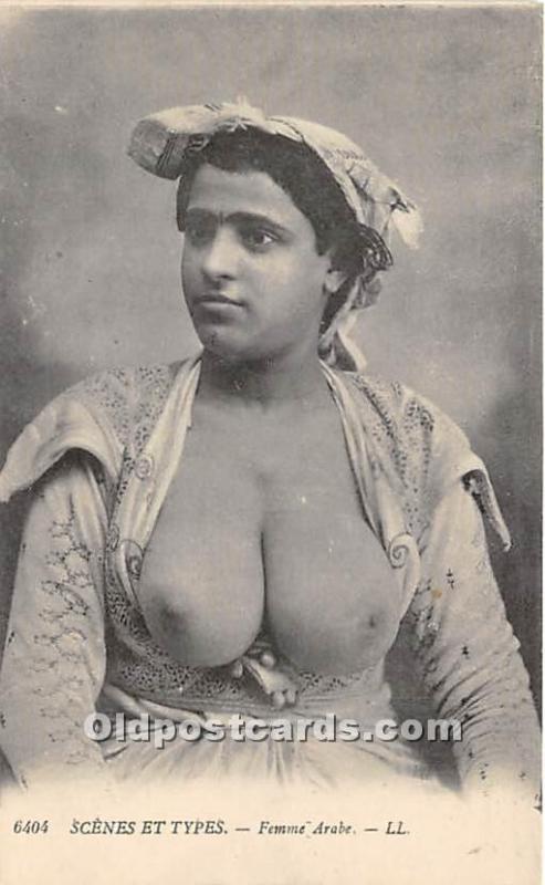 Femme Arabe Arab Nude Unused 