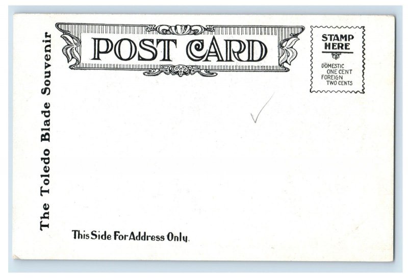 C. 1905-07 Toledo Blade Print Press, Toledo, Ohio. Postcard F144E