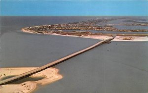 Looking north over the New Clearwater Pass Bridge Clearwater Beach, Florida  