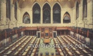 House of Commons Chamber Ottawa Canada Unused 