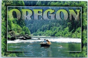 Postcard - Greetings from Oregon along the Scenic Rogue River - Oregon