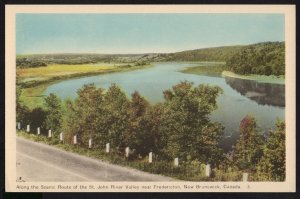 New Brunswick FREDERICTON Along the Scenic Route St. John River Valley WB PECO