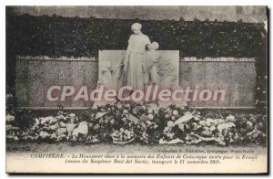 Old Postcard Compiegne The high monument to the memory of the Children of Com...