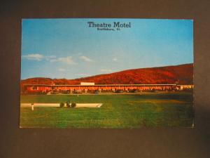 Brattleboro VT Motel Theatre Postcard