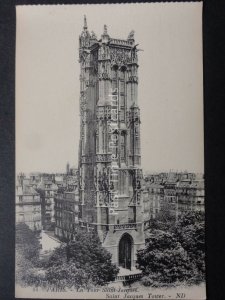 France PARIS La Tour Saint Jacques LL.84 by Levy early 1900's