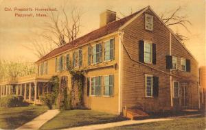 Pepperell Massachusetts Prescotts Homestead Exterior Antique Postcard K13044