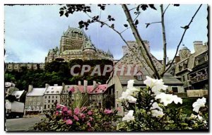 Old Postcard Ouebec flowers Florat Ouebec