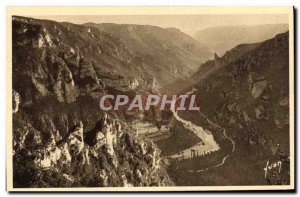 Old Postcard Gorges du Tarn Point Sublime