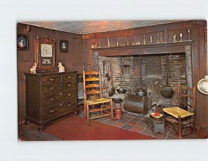 Postcard The original Kitchen, House of Seven Gables, Salem, Massachusetts