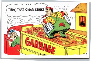 Laff Gram one garbage man to another Boy that cigar stinks