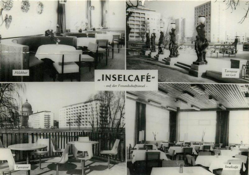 Germany DDR Inselcafe auf der Freundschaftsinsel multi view