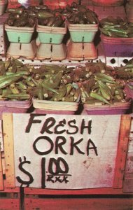 Postcard French Market New Orleans Louisiana 