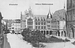 WIESBADEN GERMANY~HOHERE MADCHENSCHULE~PHOTO POSTCARD