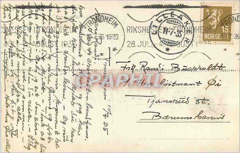 Old Postcard Trondheim