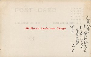 Studio Shot, RPPC, Karl Perry as Mike Malone in the IOOF Minstrels, 1912, Photo