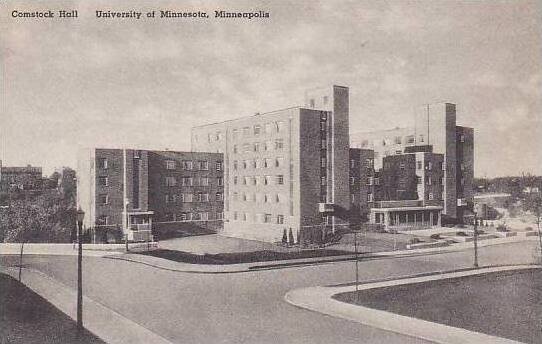 Minnesota Minneapolis Comstock Hall University Of Minnesota Albertype