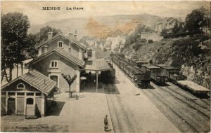 CPA AK MENDE - La Gare (292330)