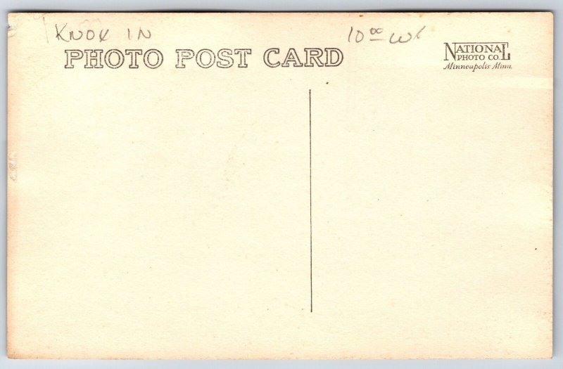 Lake Knox Indiana~Hay House From Lake~RPPC