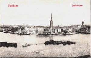 Sweden Stockholm Riddarholmen Vintage Postcard C124