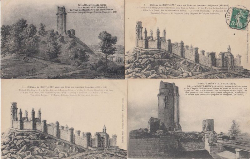 MONTLHERY ESSONNE (DEP.91) 200 Postcards pre-1940 (L5950)