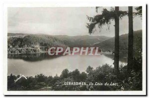 Old postcard Gerardmer Un Coin du Lac