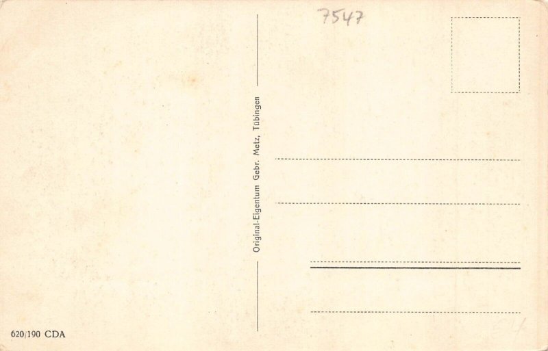 Germany Bad Wilbad General View vintage postcard