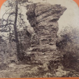 C1880 ROCK CITY CAMEL ROCK LOOKOUT MOUNTAIN TENNESSEE STEREOVIEW HT ANTHONY A1