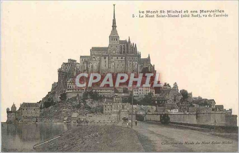 Old Postcard Mont St Michel and its Wonders