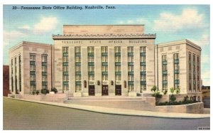 TENNESSEE STATE OFFICE BUILDING,NASHVILLE,TENN.VTG POSTCARD*B11 