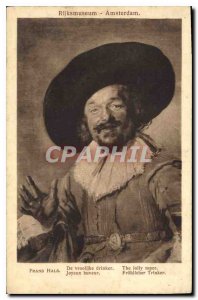 Postcard Old Rijksmuseum Amsterdam Merry Drinker Frans Hals