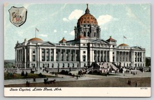 Little Rock Arkansas State Capitol Postcard C28