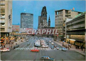 Postcard Modern Berlin Gedachtnis Kirche und Europa Center