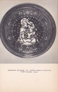 Iowa Fort Dodge Madonna Window Saint Joseph Mercy Hospital