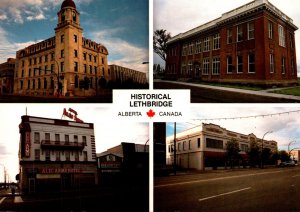 Canada Alberta Lethbridge Multi View Post Office Galt Museum McFarland Buildi...