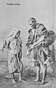 AFRICA~TANGER - MAROC - VENDEUR D'EAU - METIER-WATER VENDOR~PHOTO POSTCARD