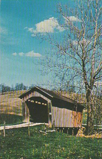 Covered Bridge By An Old Sycamore Vermont