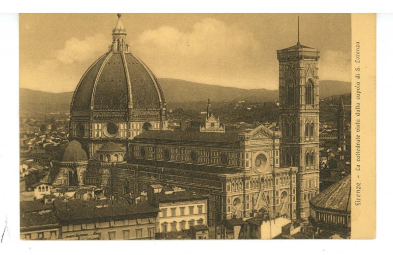Italy- Florence (Firenze). Cathedral Viewed from St. Lorenzo Cupola