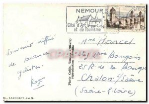Old Postcard Larchant S and M