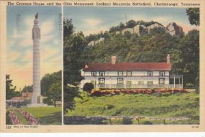 Craven House and Ohio Monument Lookout Mountain Chattanooga Tennessee 1943