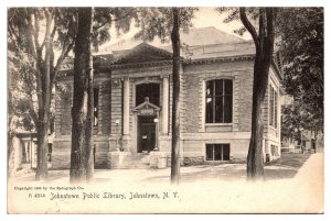 1905 Johnstown Public Library, Johnstown, NY Postcard